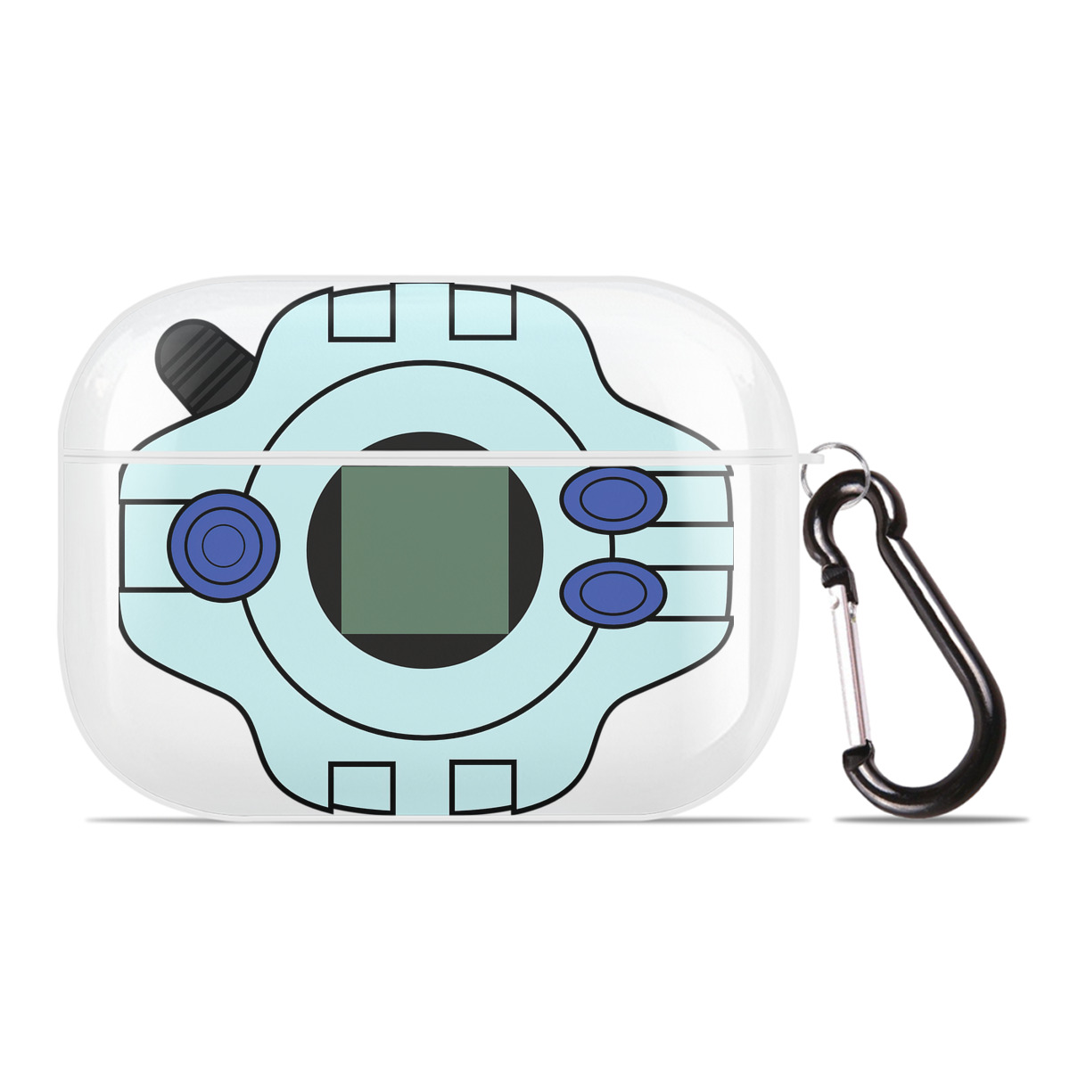 （画像用） Digimon デジタルモンスター/デジモン 【AirPods Pro用】ハードシェル保護ケース 耐衝撃・防指紋・カラビナ付き商品仕様