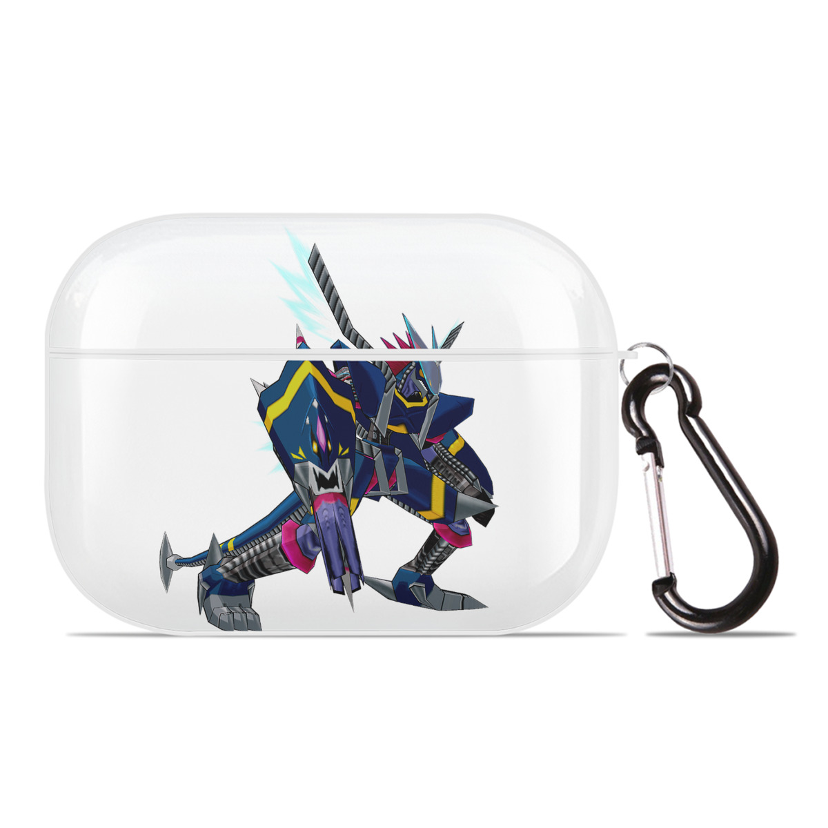 （画像用） Digimon デジタルモンスター/デジモン 【AirPods Pro用】ハードシェル保護ケース 耐衝撃・防指紋・カラビナ付き商品仕様