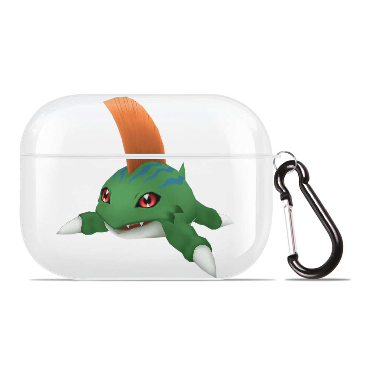 （画像用） Digimon デジタルモンスター/デジモン 【AirPods Pro用】ハードシェル保護ケース 耐衝撃・防指紋・カラビナ付き商品仕様