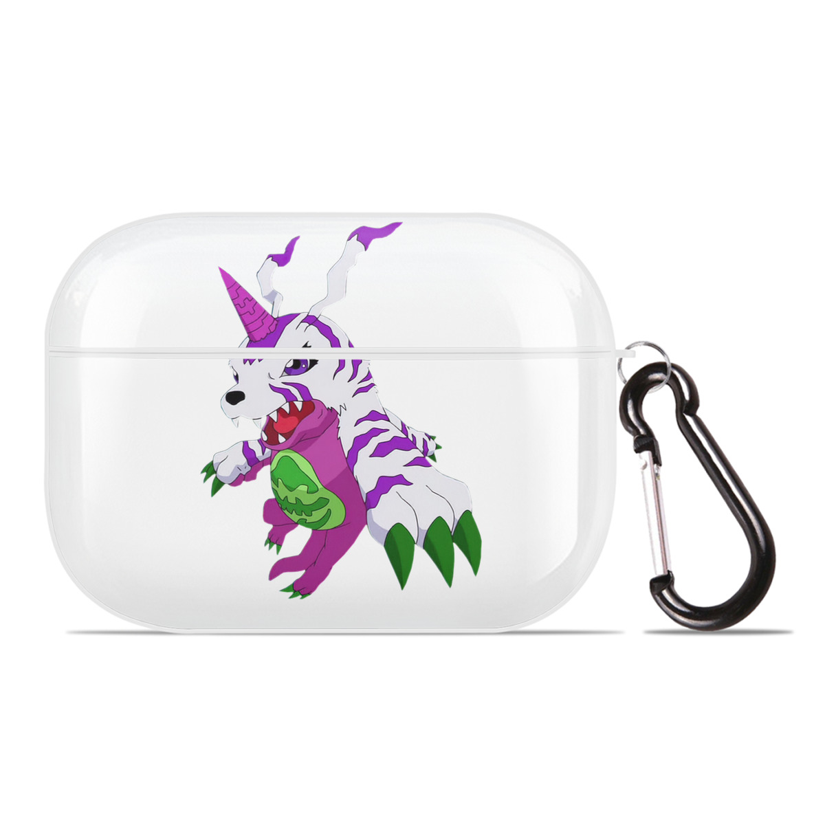 （画像用） Digimon デジタルモンスター/デジモン 【AirPods Pro用】ハードシェル保護ケース 耐衝撃・防指紋・カラビナ付き商品仕様