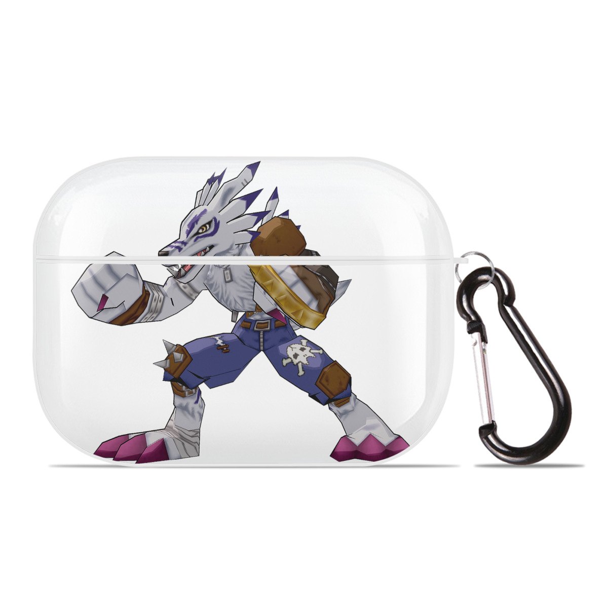 （画像用） Digimon デジタルモンスター/デジモン 【AirPods Pro用】ハードシェル保護ケース 耐衝撃・防指紋・カラビナ付き商品仕様