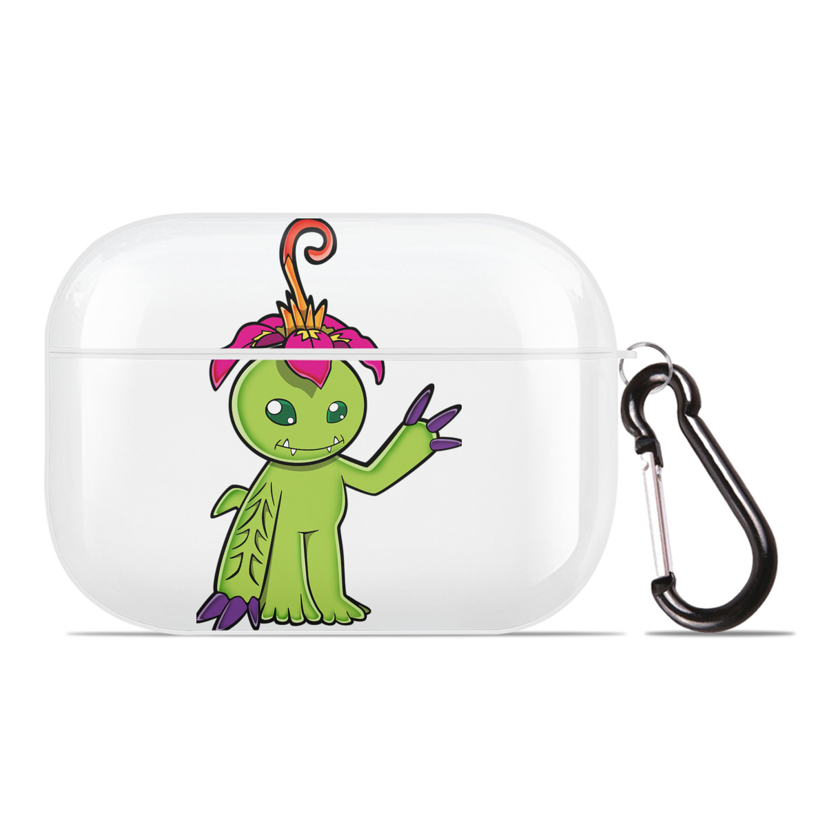 （画像用） Digimon デジタルモンスター/デジモン 【AirPods Pro用】ハードシェル保護ケース 耐衝撃・防指紋・カラビナ付き商品仕様