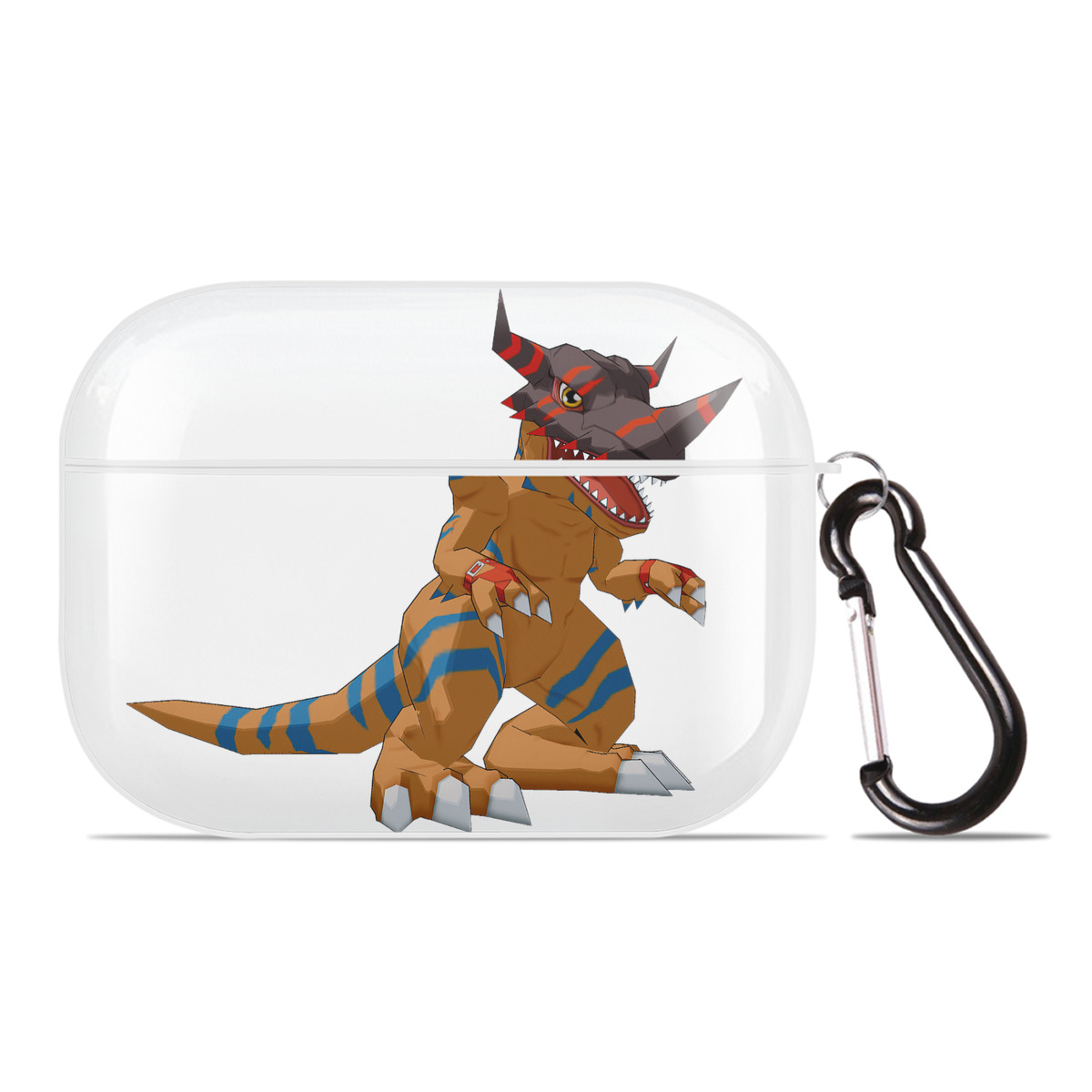 （画像用） Digimon デジタルモンスター/デジモン 【AirPods Pro用】ハードシェル保護ケース 耐衝撃・防指紋・カラビナ付き商品仕様