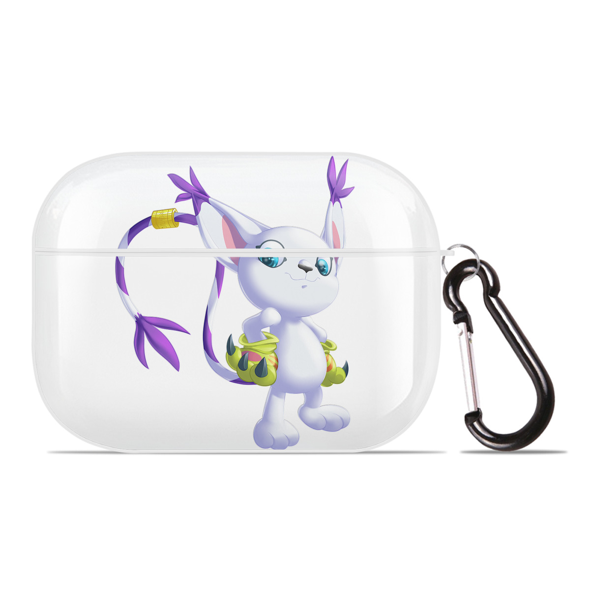 （画像用） Digimon デジタルモンスター/デジモン 【AirPods Pro用】ハードシェル保護ケース 耐衝撃・防指紋・カラビナ付き商品仕様