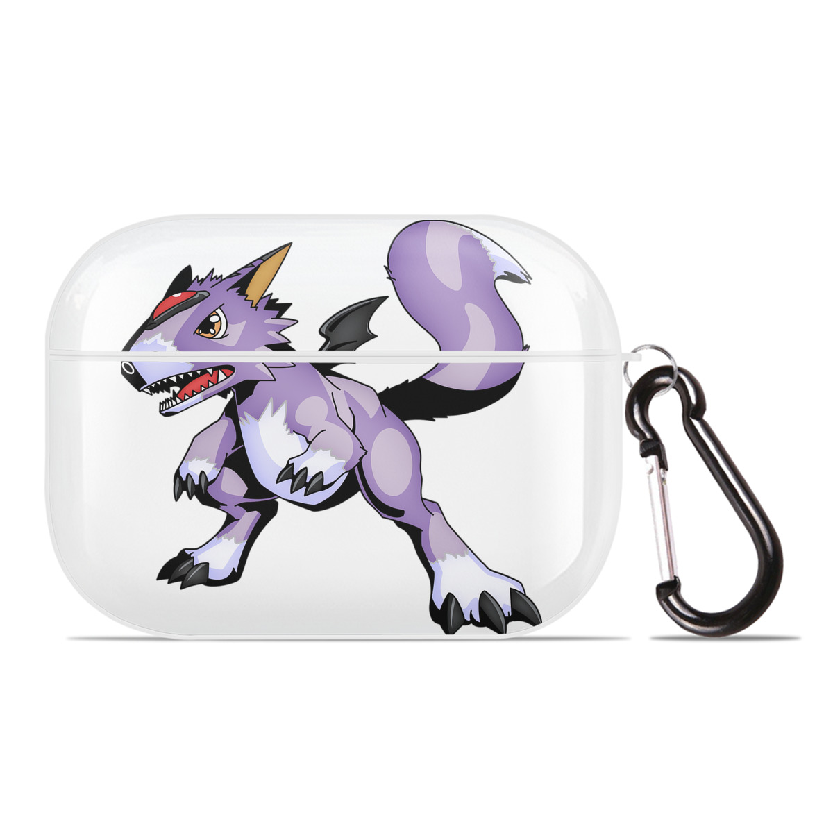 （画像用） Digimon デジタルモンスター/デジモン 【AirPods Pro用】ハードシェル保護ケース 耐衝撃・防指紋・カラビナ付き商品仕様