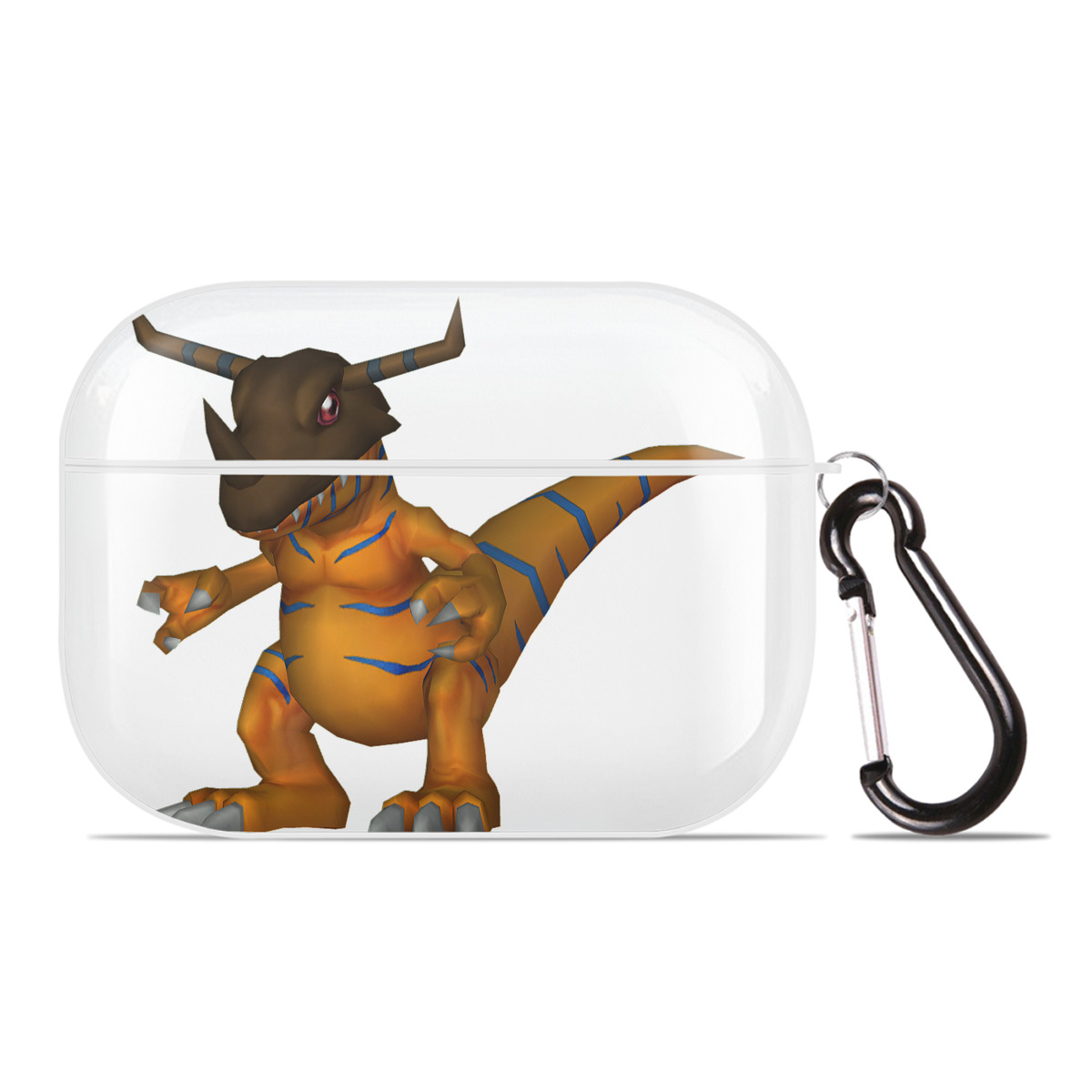 （画像用） Digimon デジタルモンスター/デジモン 【AirPods Pro用】ハードシェル保護ケース 耐衝撃・防指紋・カラビナ付き商品仕様