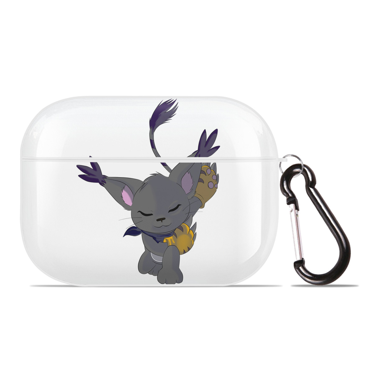 （画像用） Digimon デジタルモンスター/デジモン 【AirPods Pro用】ハードシェル保護ケース 耐衝撃・防指紋・カラビナ付き商品仕様