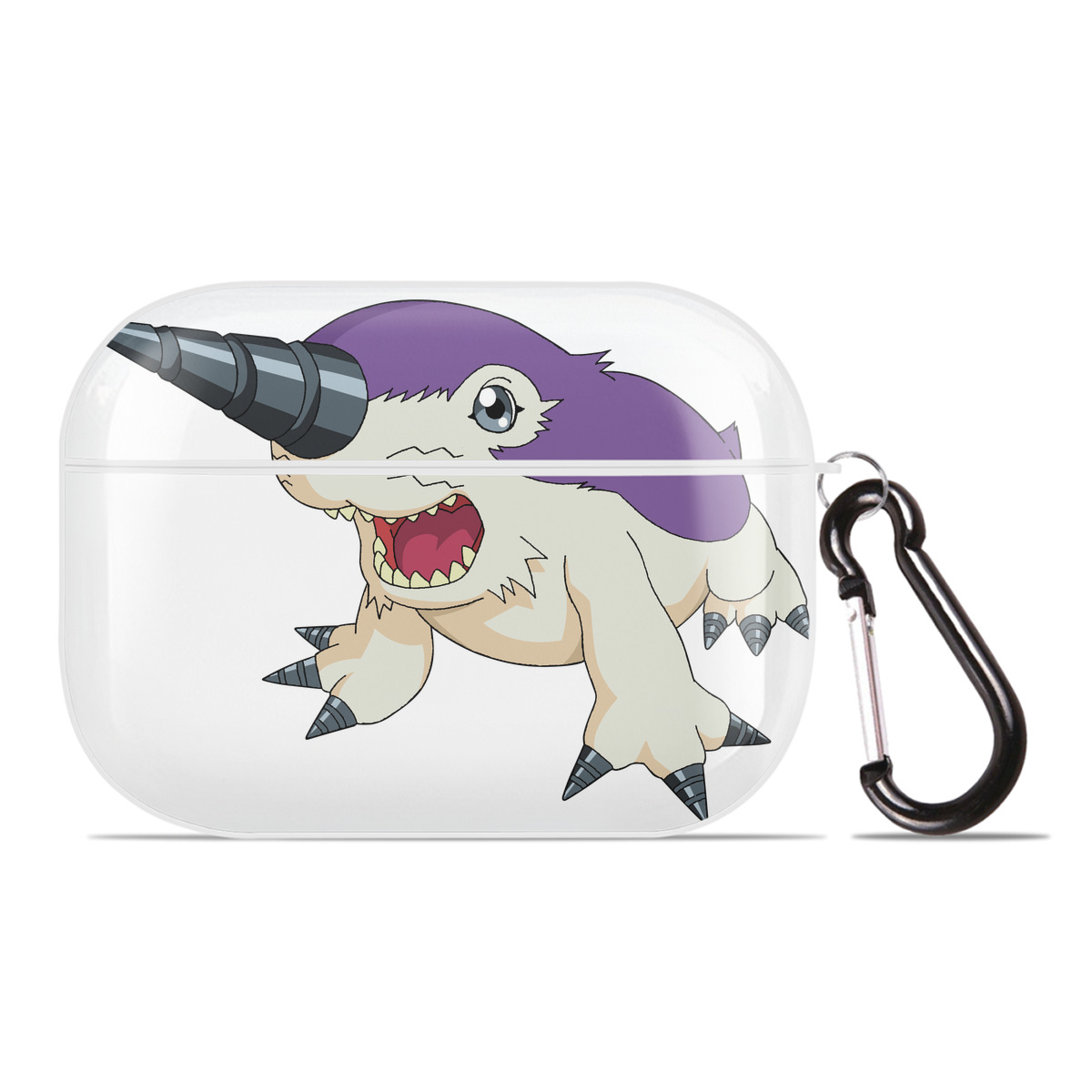 （画像用） Digimon デジタルモンスター/デジモン 【AirPods Pro用】ハードシェル保護ケース 耐衝撃・防指紋・カラビナ付き商品仕様