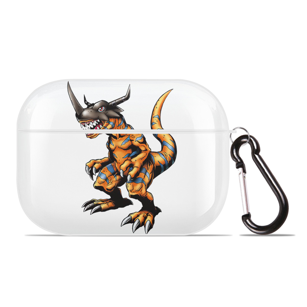 （画像用） Digimon デジタルモンスター/デジモン 【AirPods Pro用】ハードシェル保護ケース 耐衝撃・防指紋・カラビナ付き商品仕様