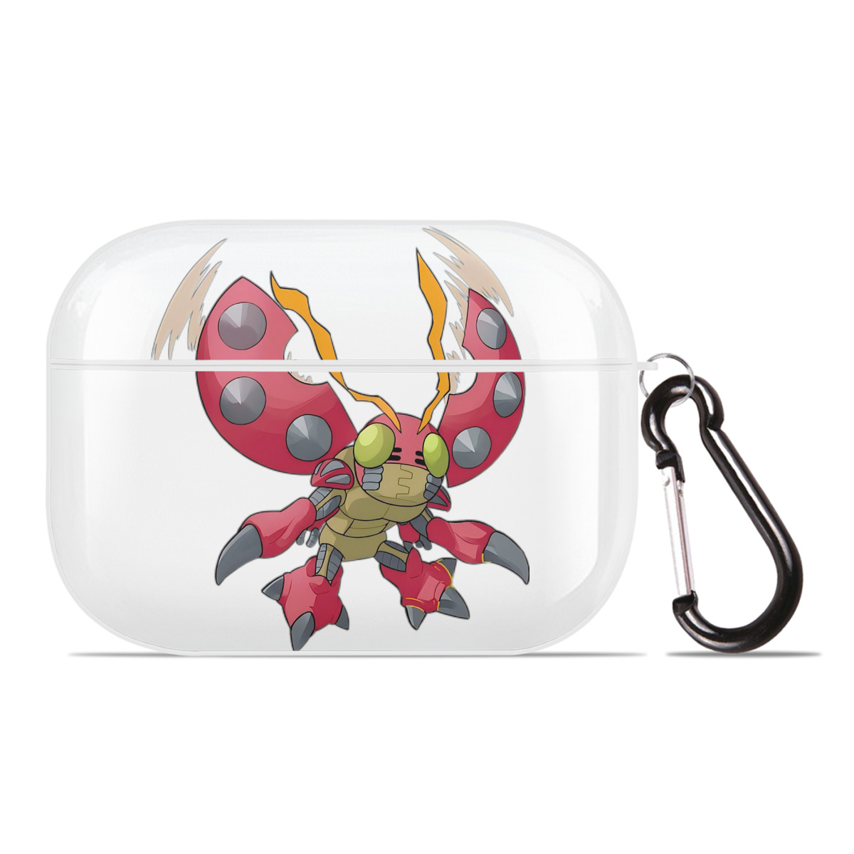 （画像用） Digimon デジタルモンスター/デジモン 【AirPods Pro用】ハードシェル保護ケース 耐衝撃・防指紋・カラビナ付き商品仕様