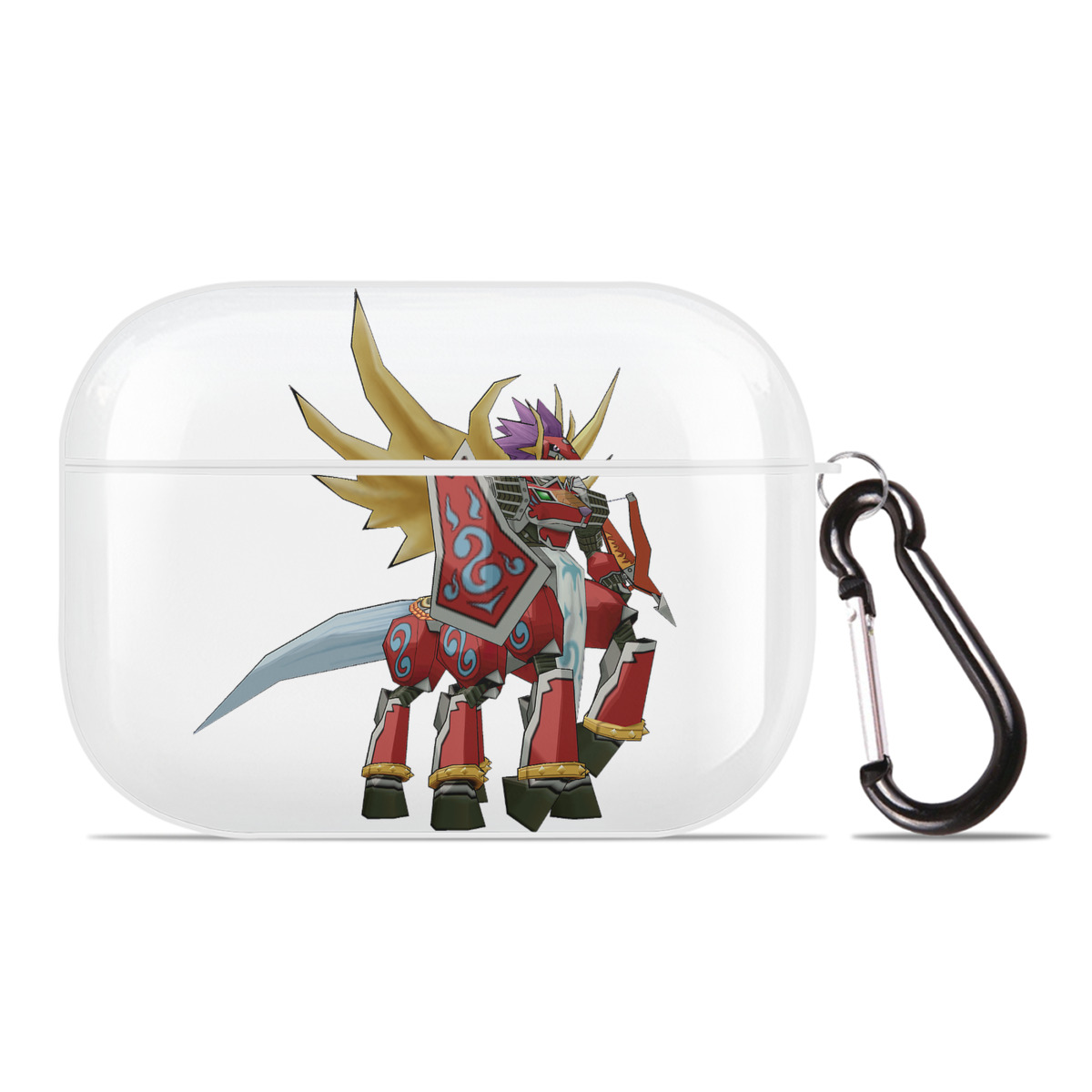 （画像用） Digimon デジタルモンスター/デジモン 【AirPods Pro用】ハードシェル保護ケース 耐衝撃・防指紋・カラビナ付き商品仕様