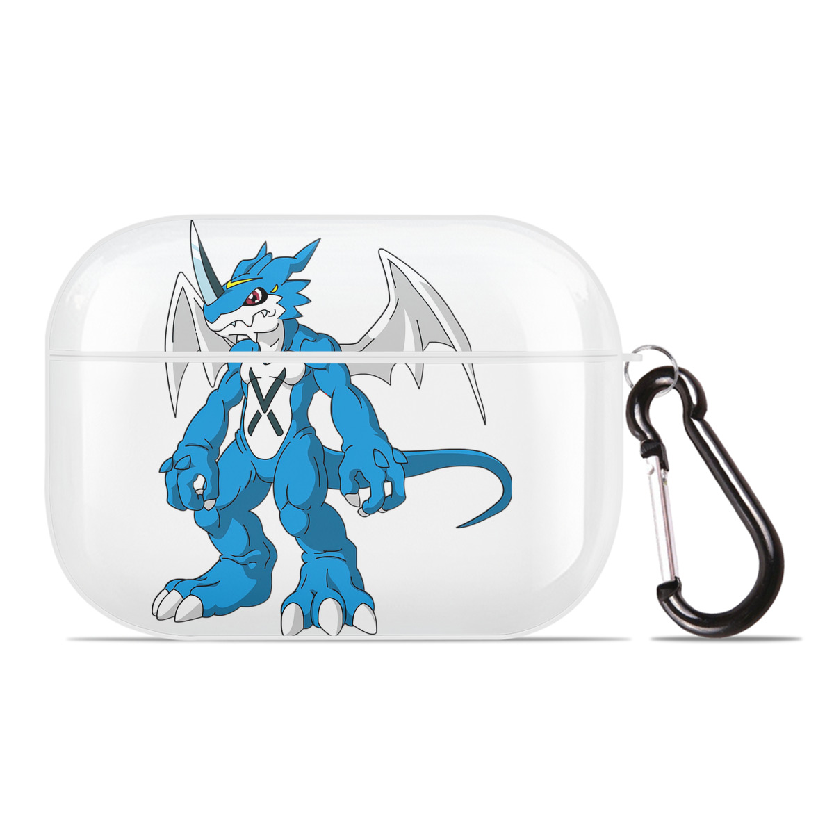 （画像用） Digimon デジタルモンスター/デジモン 【AirPods Pro用】ハードシェル保護ケース 耐衝撃・防指紋・カラビナ付き商品仕様