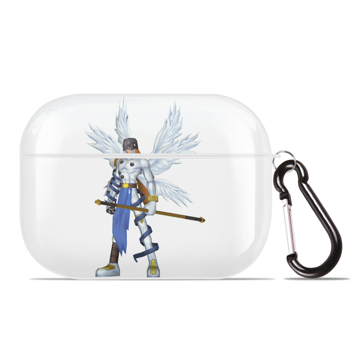 （画像用） Digimon デジタルモンスター/デジモン 【AirPods Pro用】ハードシェル保護ケース 耐衝撃・防指紋・カラビナ付き商品仕様