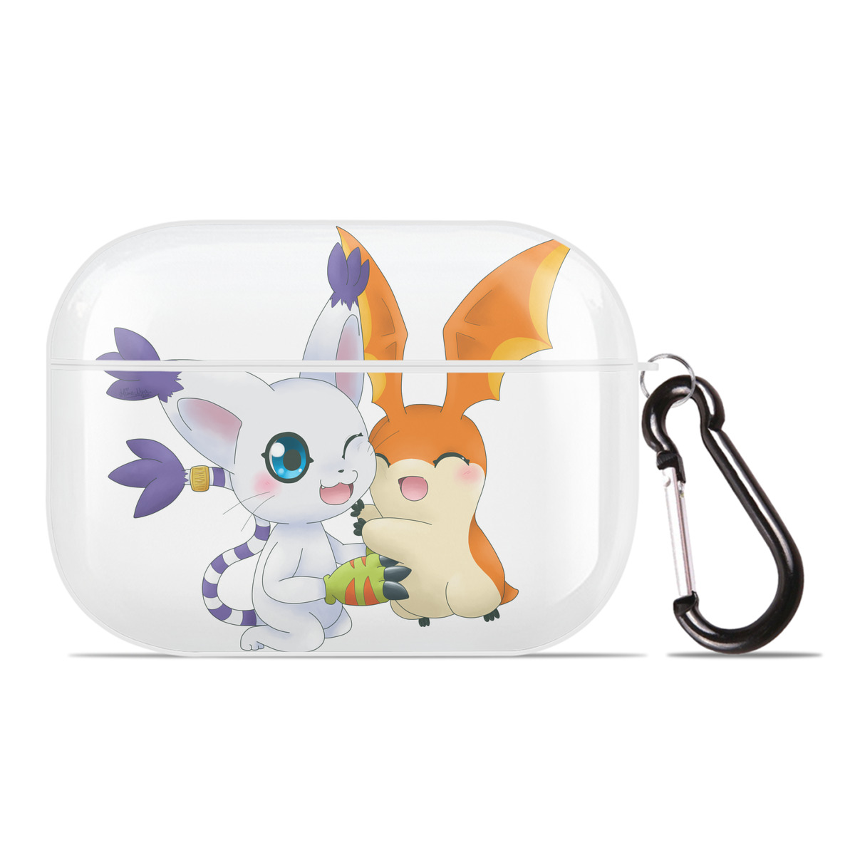 （画像用） Digimon デジタルモンスター/デジモン 【AirPods Pro用】ハードシェル保護ケース 耐衝撃・防指紋・カラビナ付き商品仕様