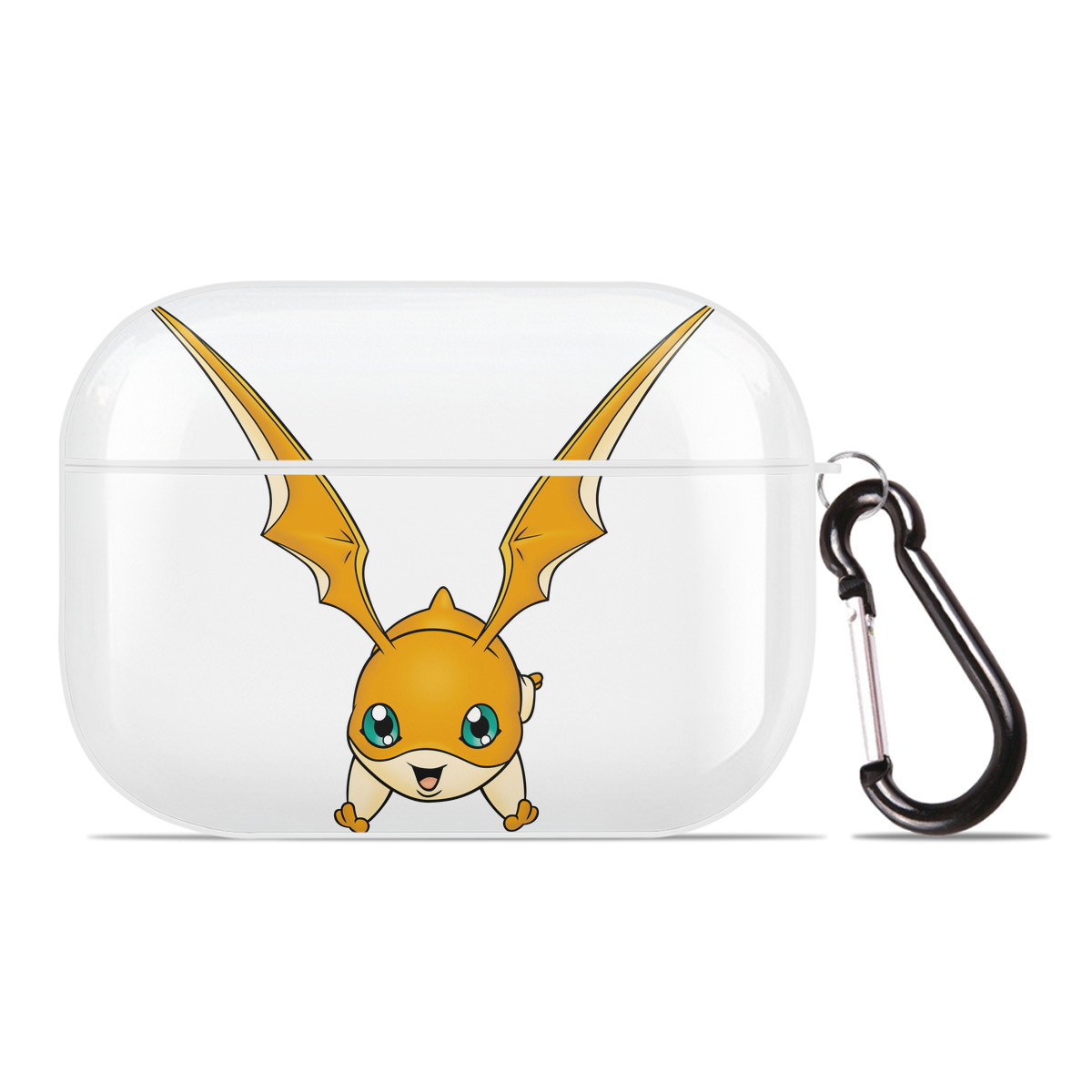 （画像用） Digimon デジタルモンスター/デジモン 【AirPods Pro用】ハードシェル保護ケース 耐衝撃・防指紋・カラビナ付き商品仕様