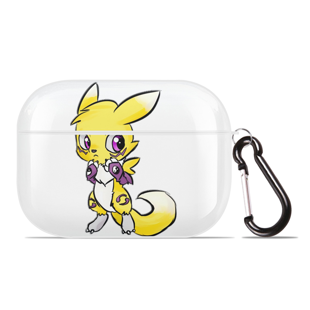 （画像用） Digimon デジタルモンスター/デジモン 【AirPods Pro用】ハードシェル保護ケース 耐衝撃・防指紋・カラビナ付き商品仕様