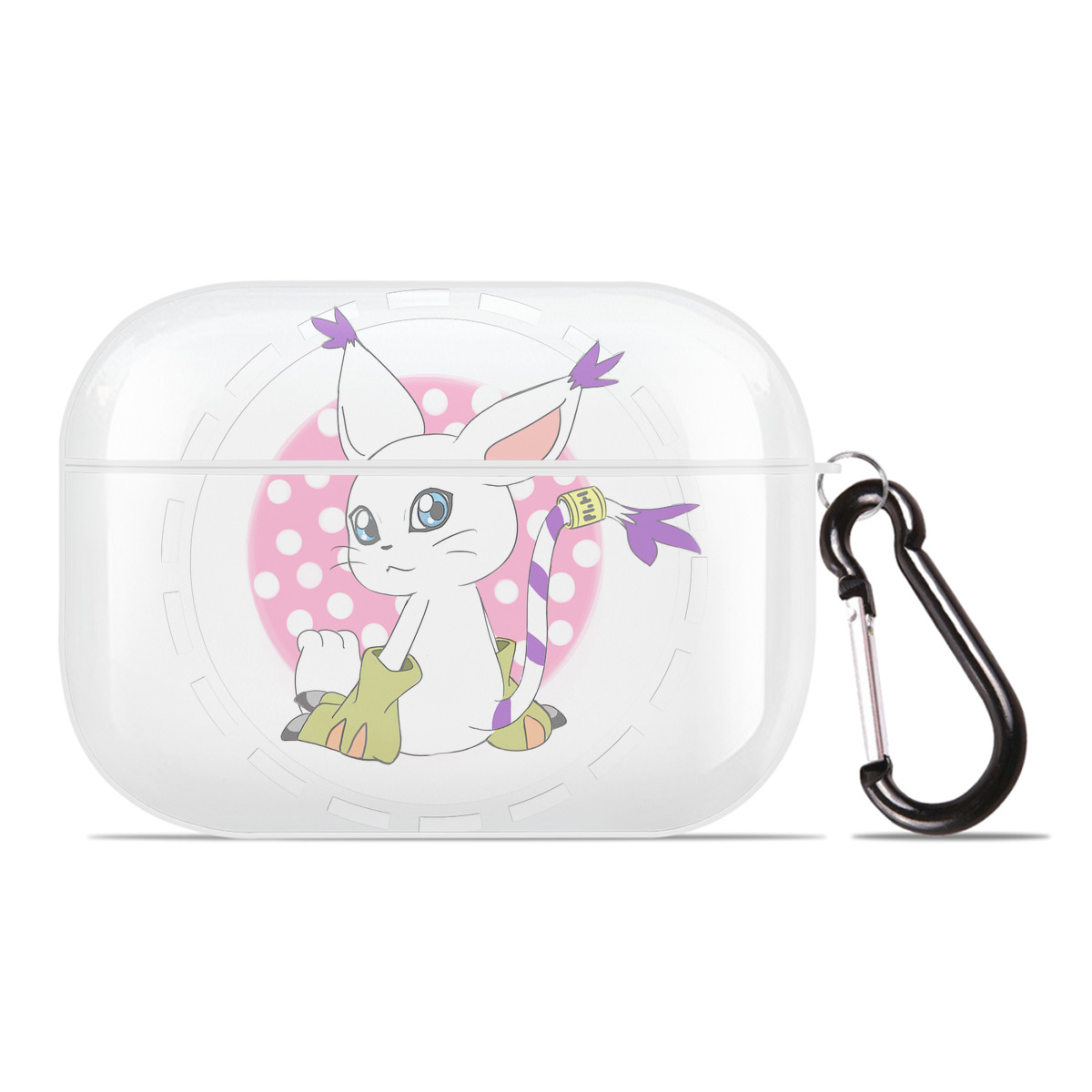 （画像用） Digimon デジタルモンスター/デジモン 【AirPods Pro用】ハードシェル保護ケース 耐衝撃・防指紋・カラビナ付き商品仕様