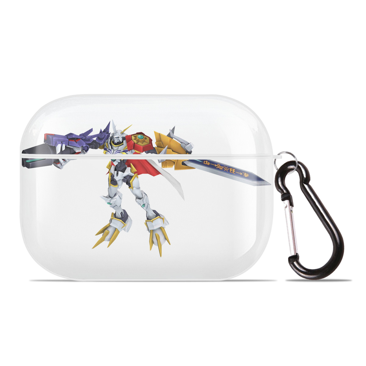 （画像用） Digimon デジタルモンスター/デジモン 【AirPods Pro用】ハードシェル保護ケース 耐衝撃・防指紋・カラビナ付き商品仕様