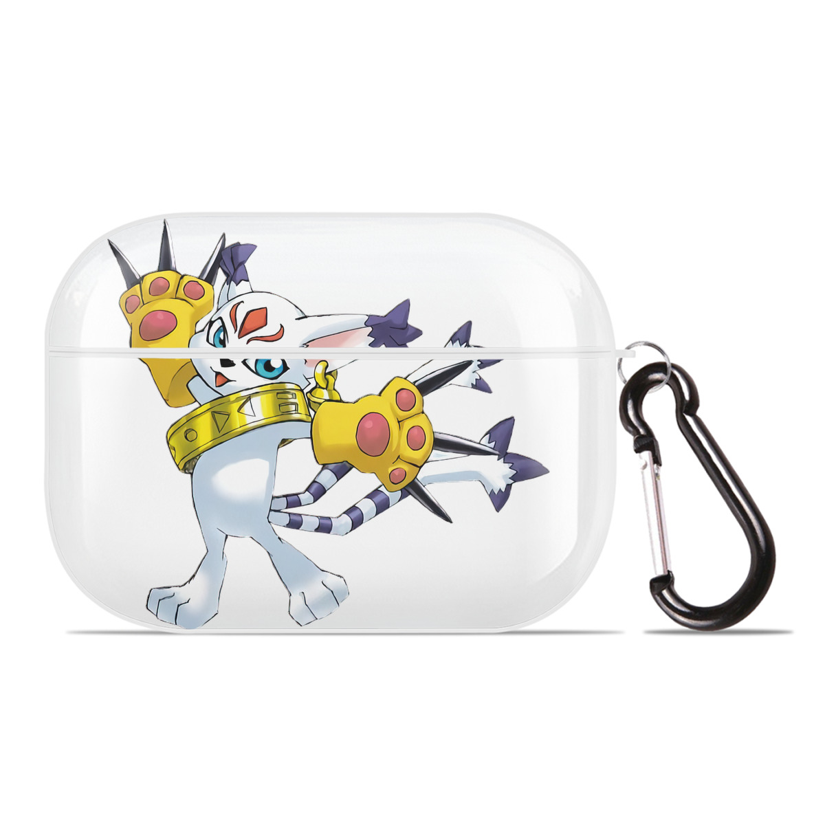 （画像用） Digimon デジタルモンスター/デジモン 【AirPods Pro用】ハードシェル保護ケース 耐衝撃・防指紋・カラビナ付き商品仕様