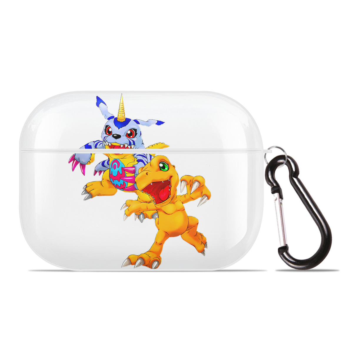 （画像用） Digimon デジタルモンスター/デジモン 【AirPods Pro用】ハードシェル保護ケース 耐衝撃・防指紋・カラビナ付き商品仕様