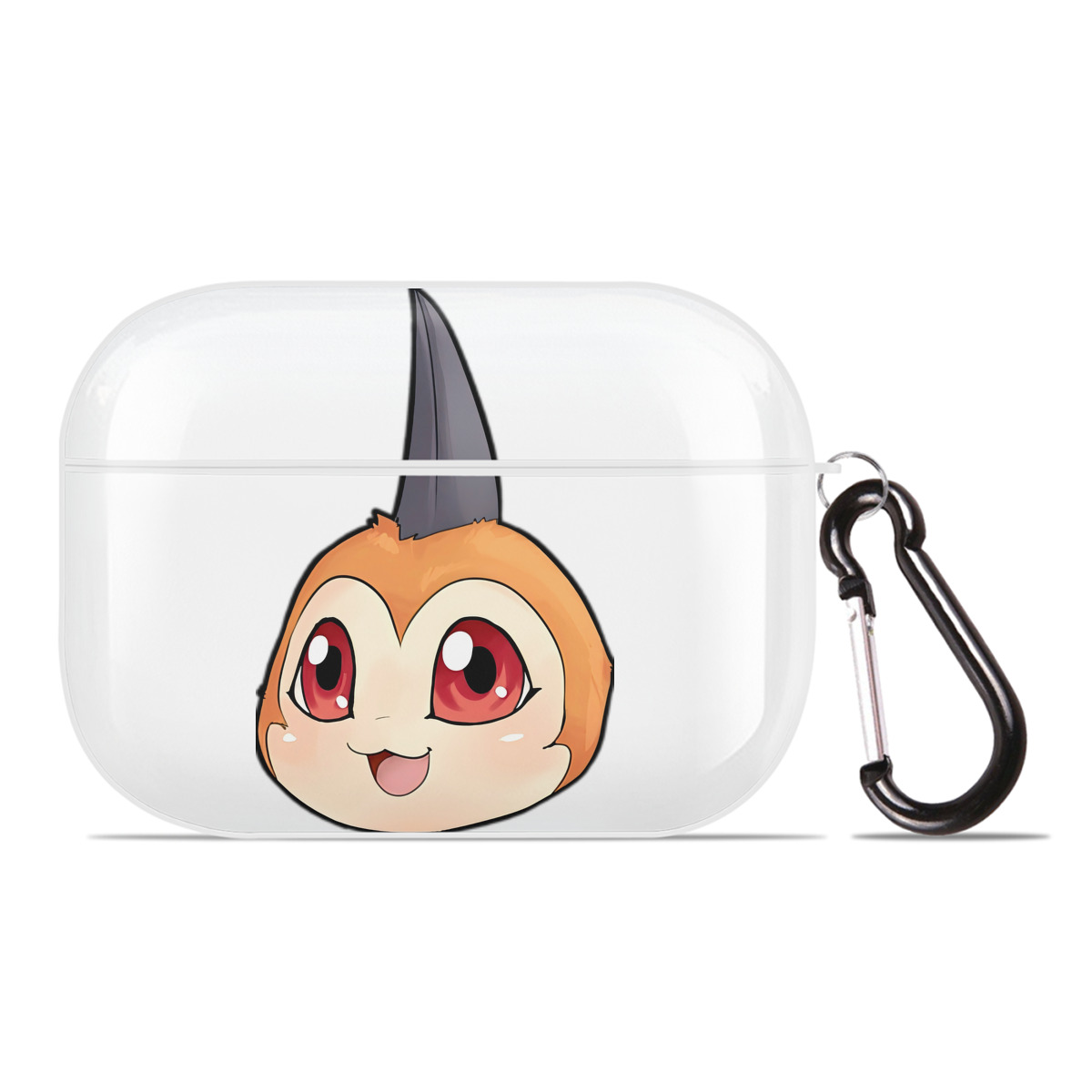 （画像用） Digimon デジタルモンスター/デジモン 【AirPods Pro用】ハードシェル保護ケース 耐衝撃・防指紋・カラビナ付き商品仕様