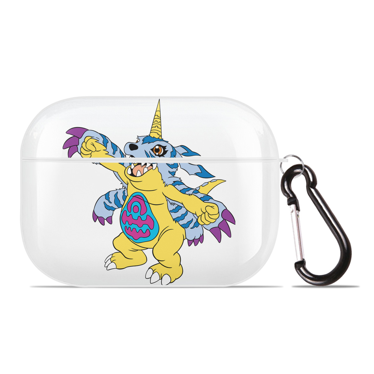 （画像用） Digimon デジタルモンスター/デジモン 【AirPods Pro用】ハードシェル保護ケース 耐衝撃・防指紋・カラビナ付き商品仕様