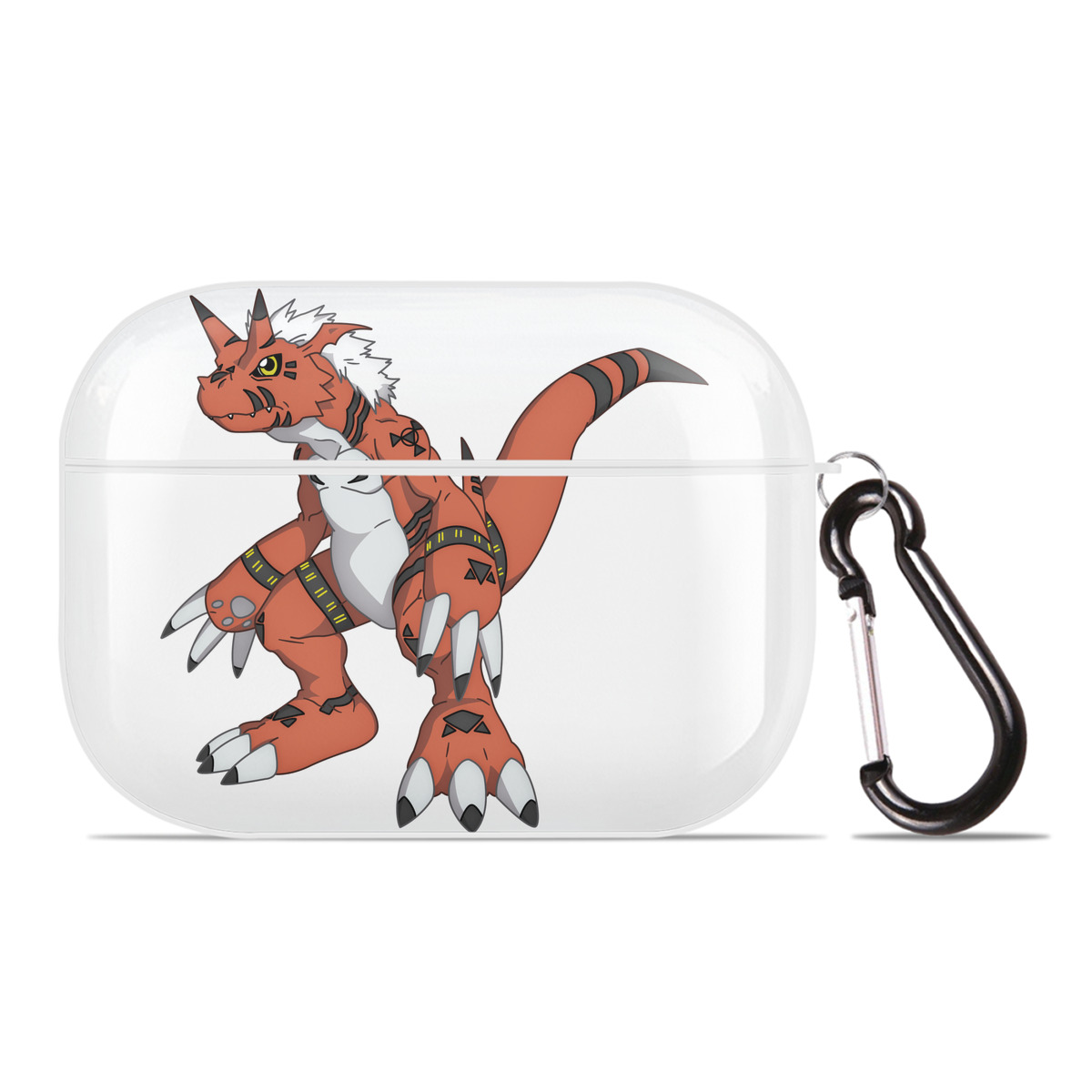 （画像用） Digimon デジタルモンスター/デジモン 【AirPods Pro用】ハードシェル保護ケース 耐衝撃・防指紋・カラビナ付き商品仕様