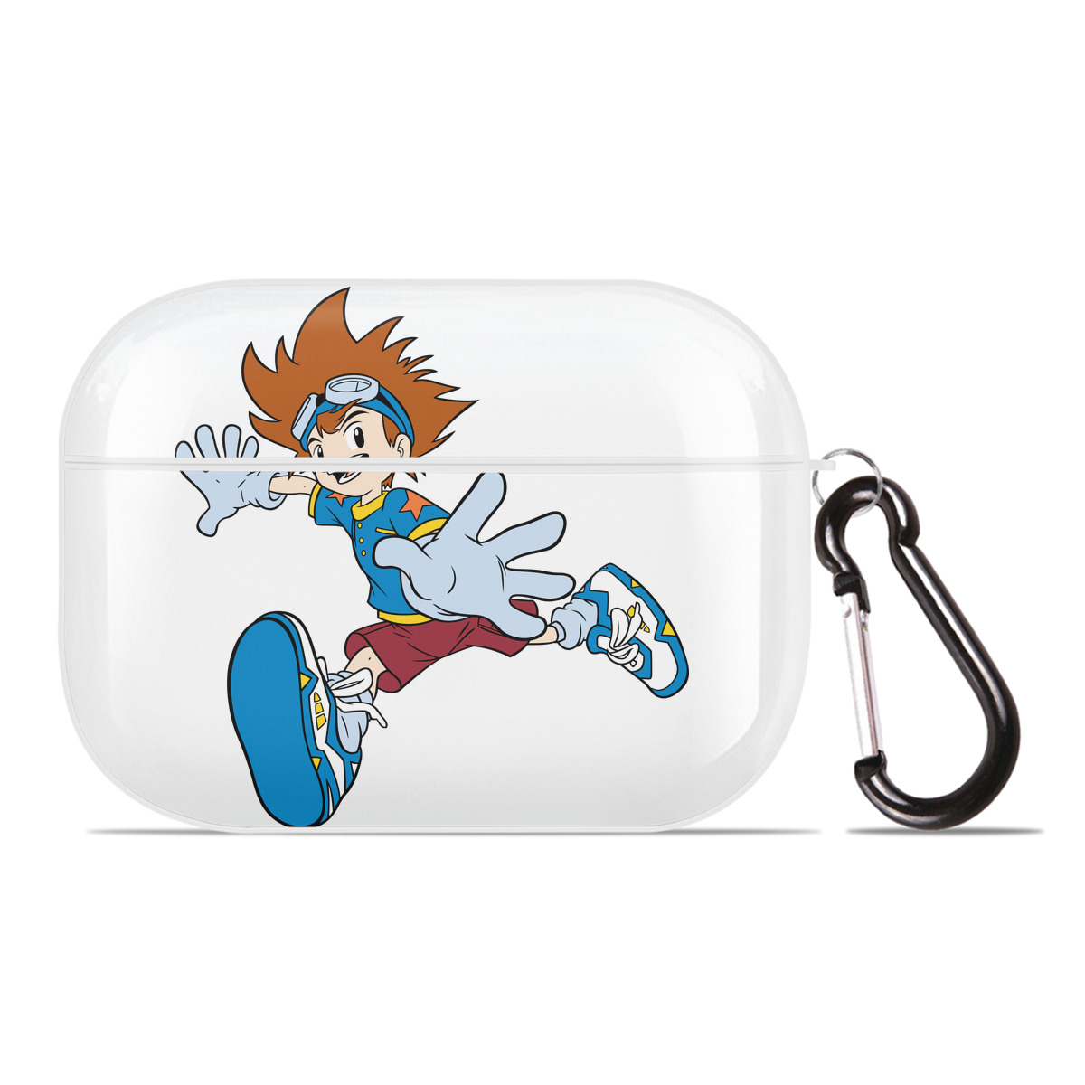 （画像用） Digimon デジタルモンスター/デジモン 【AirPods Pro用】ハードシェル保護ケース 耐衝撃・防指紋・カラビナ付き商品仕様