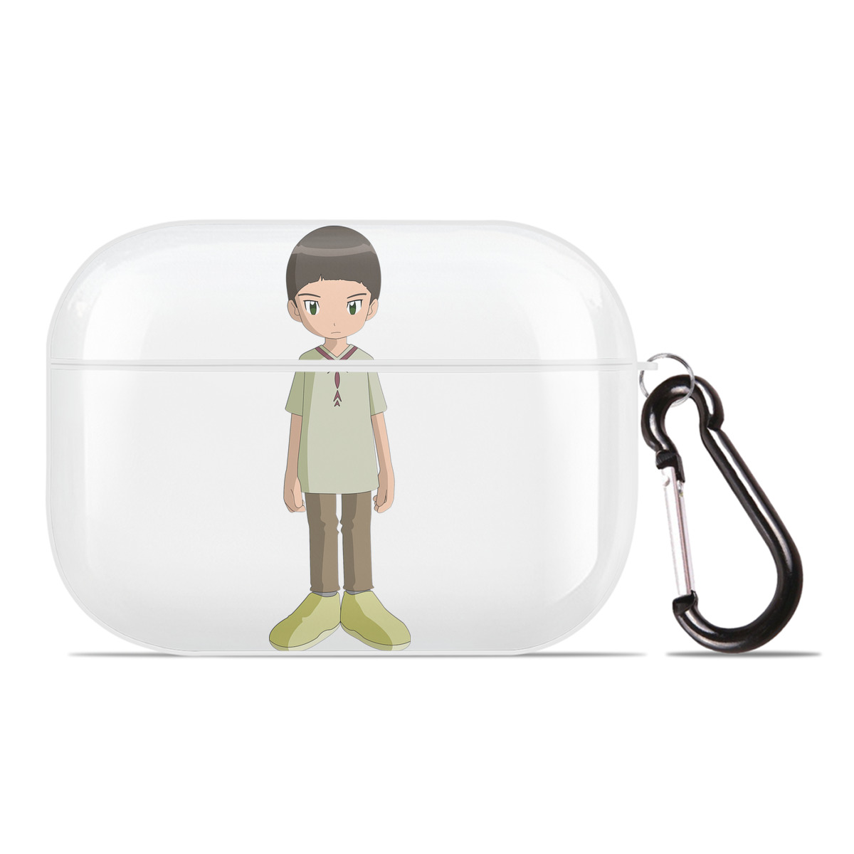 （画像用） Digimon デジタルモンスター/デジモン 【AirPods Pro用】ハードシェル保護ケース 耐衝撃・防指紋・カラビナ付き商品仕様