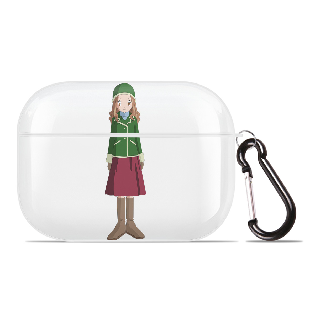 （画像用） Digimon デジタルモンスター/デジモン 【AirPods Pro用】ハードシェル保護ケース 耐衝撃・防指紋・カラビナ付き商品仕様