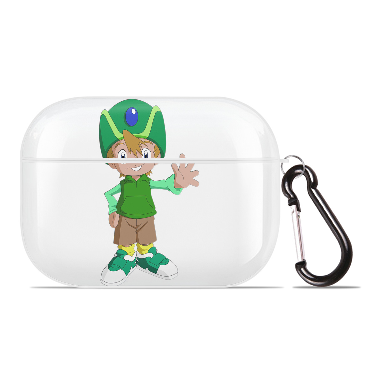 （画像用） Digimon デジタルモンスター/デジモン 【AirPods Pro用】ハードシェル保護ケース 耐衝撃・防指紋・カラビナ付き商品仕様