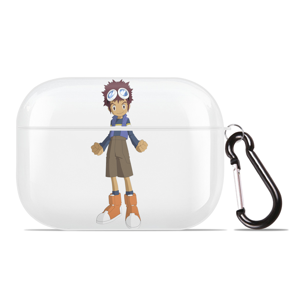 （画像用） Digimon デジタルモンスター/デジモン 【AirPods Pro用】ハードシェル保護ケース 耐衝撃・防指紋・カラビナ付き商品仕様