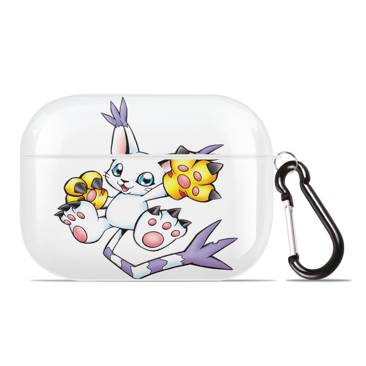（画像用） Digimon デジタルモンスター/デジモン 【AirPods Pro用】ハードシェル保護ケース 耐衝撃・防指紋・カラビナ付き商品仕様