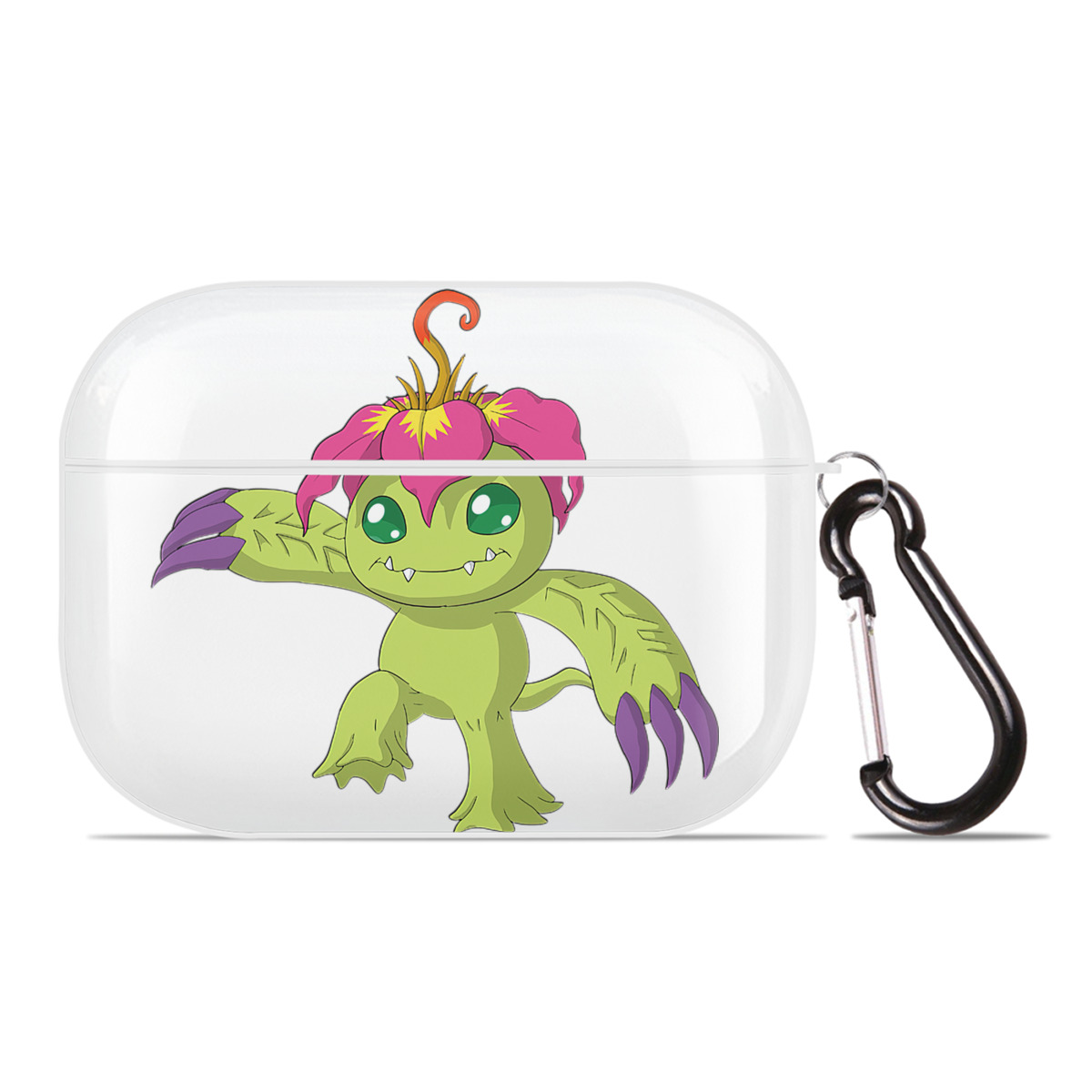 （画像用） Digimon デジタルモンスター/デジモン 【AirPods Pro用】ハードシェル保護ケース 耐衝撃・防指紋・カラビナ付き商品仕様