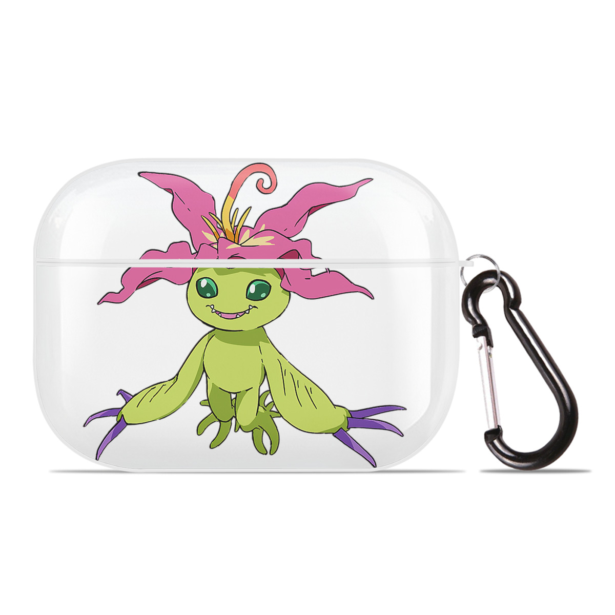 （画像用） Digimon デジタルモンスター/デジモン 【AirPods Pro用】ハードシェル保護ケース 耐衝撃・防指紋・カラビナ付き商品仕様
