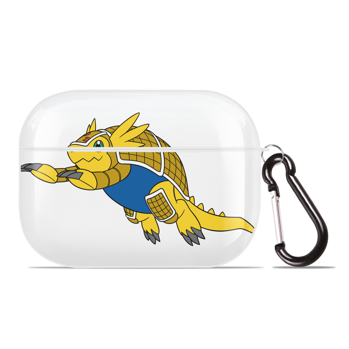 （画像用） Digimon デジタルモンスター/デジモン 【AirPods Pro用】ハードシェル保護ケース 耐衝撃・防指紋・カラビナ付き商品仕様