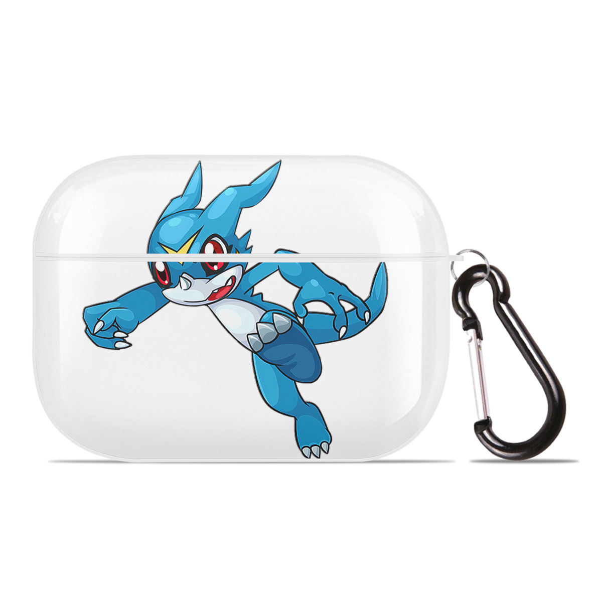 （画像用） Digimon デジタルモンスター/デジモン 【AirPods Pro用】ハードシェル保護ケース 耐衝撃・防指紋・カラビナ付き商品仕様