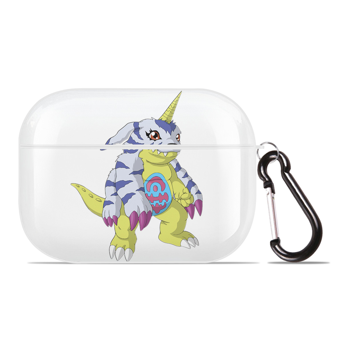 （画像用） Digimon デジタルモンスター/デジモン 【AirPods Pro用】ハードシェル保護ケース 耐衝撃・防指紋・カラビナ付き商品仕様