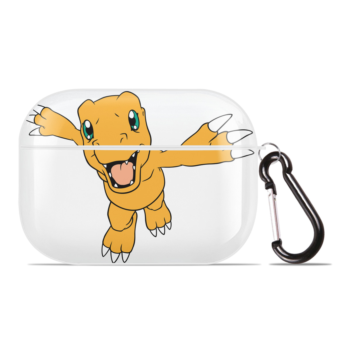 （画像用） Digimon デジタルモンスター/デジモン 【AirPods Pro用】ハードシェル保護ケース 耐衝撃・防指紋・カラビナ付き商品仕様