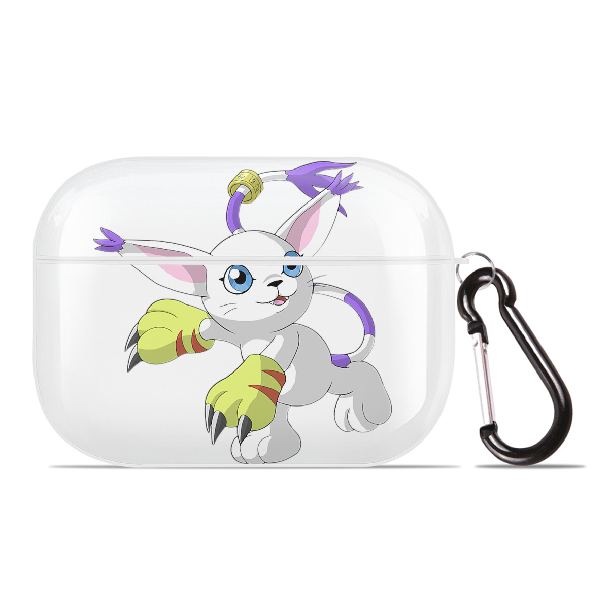 （画像用） Digimon デジタルモンスター/デジモン 【AirPods Pro用】ハードシェル保護ケース 耐衝撃・防指紋・カラビナ付き商品仕様