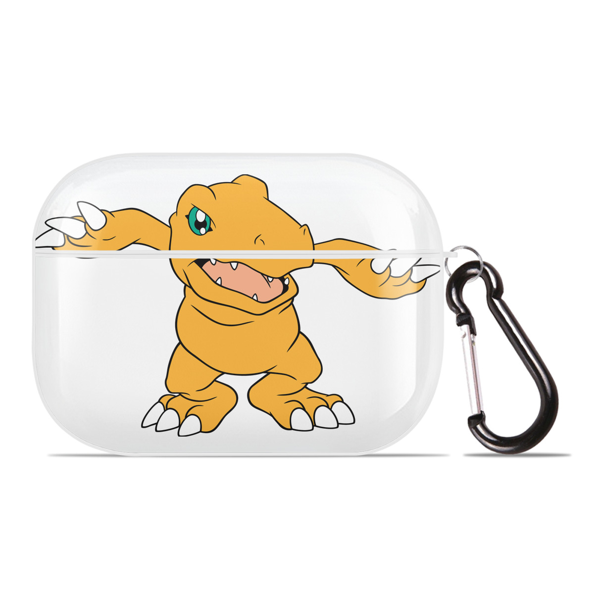（画像用） Digimon デジタルモンスター/デジモン 【AirPods Pro用】ハードシェル保護ケース 耐衝撃・防指紋・カラビナ付き商品仕様