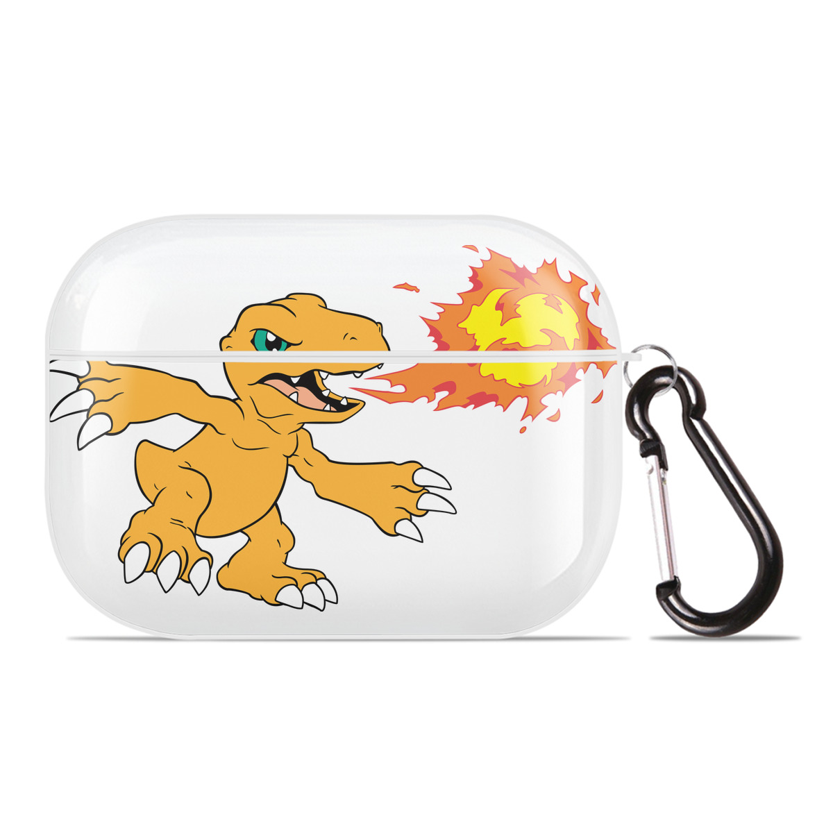 （画像用） Digimon デジタルモンスター/デジモン 【AirPods Pro用】ハードシェル保護ケース 耐衝撃・防指紋・カラビナ付き商品仕様