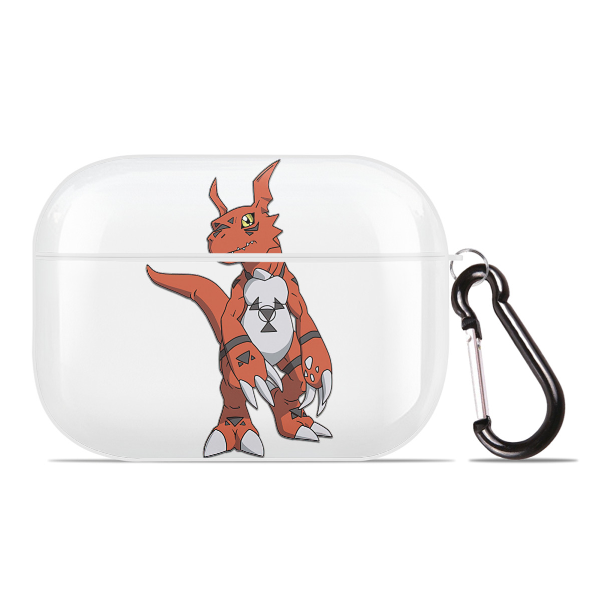 （画像用） Digimon デジタルモンスター/デジモン 【AirPods Pro用】ハードシェル保護ケース 耐衝撃・防指紋・カラビナ付き商品仕様
