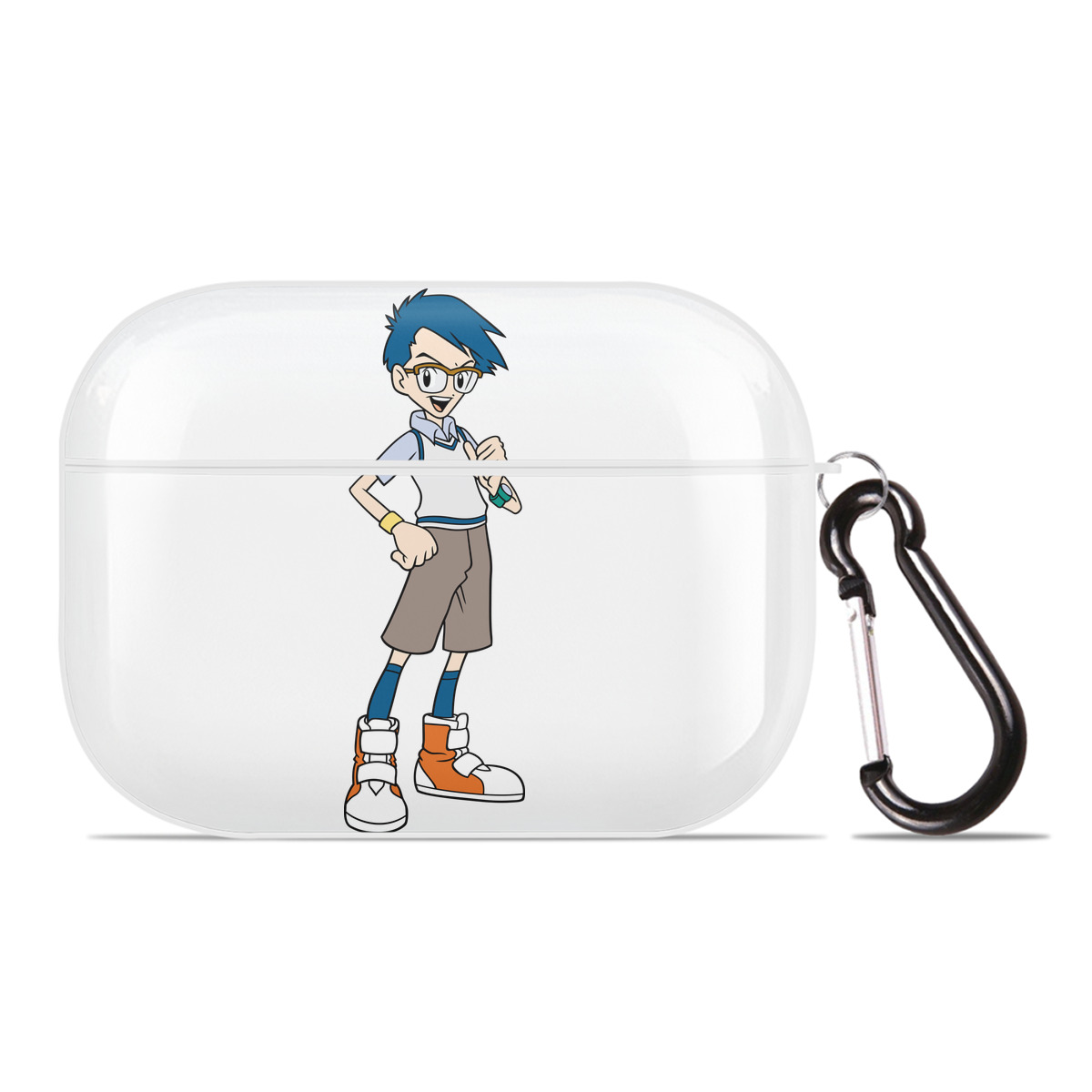 （画像用） Digimon デジタルモンスター/デジモン 【AirPods Pro用】ハードシェル保護ケース 耐衝撃・防指紋・カラビナ付き商品仕様