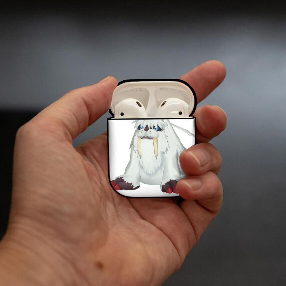 Digimon デジタルモンスター/デジモン AirPods 第2世代保護ケース ハードシェル ブラック 耐衝撃・防指紋・カラビナ付き