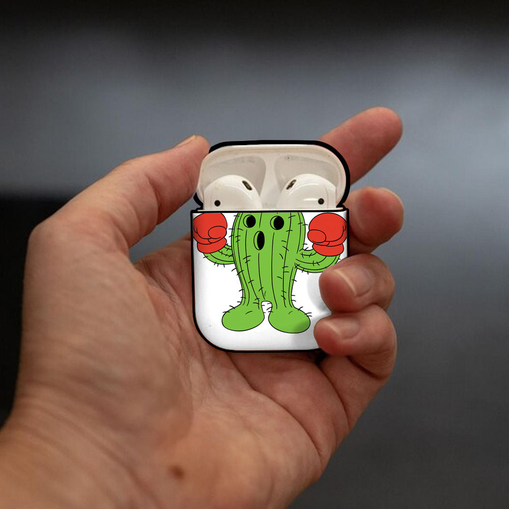 Digimon デジタルモンスター/デジモン AirPods 第2世代保護ケース ハードシェル ブラック 耐衝撃・防指紋・カラビナ付き