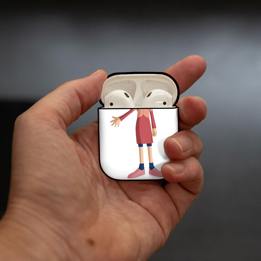 Digimon デジタルモンスター/デジモン AirPods 第2世代保護ケース ハードシェル ブラック 耐衝撃・防指紋・カラビナ付き
