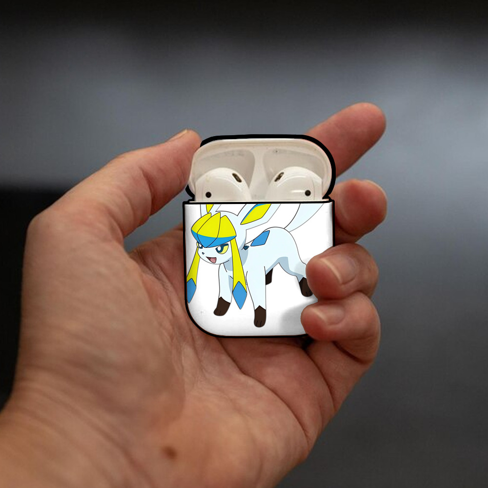 Digimon デジタルモンスター/デジモン AirPods 第2世代保護ケース ハードシェル ブラック 耐衝撃・防指紋・カラビナ付き