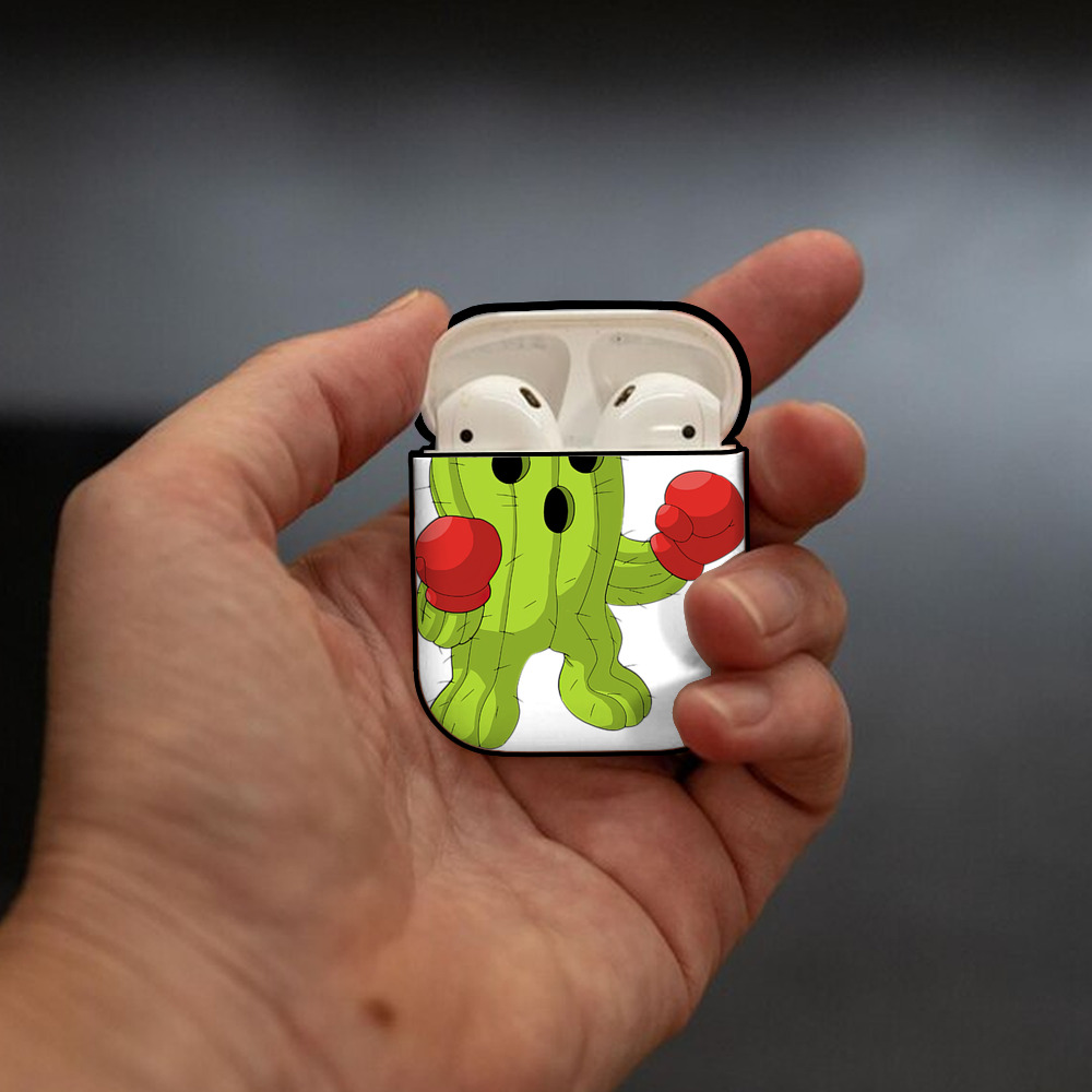Digimon デジタルモンスター/デジモン AirPods 第2世代保護ケース ハードシェル ブラック 耐衝撃・防指紋・カラビナ付き