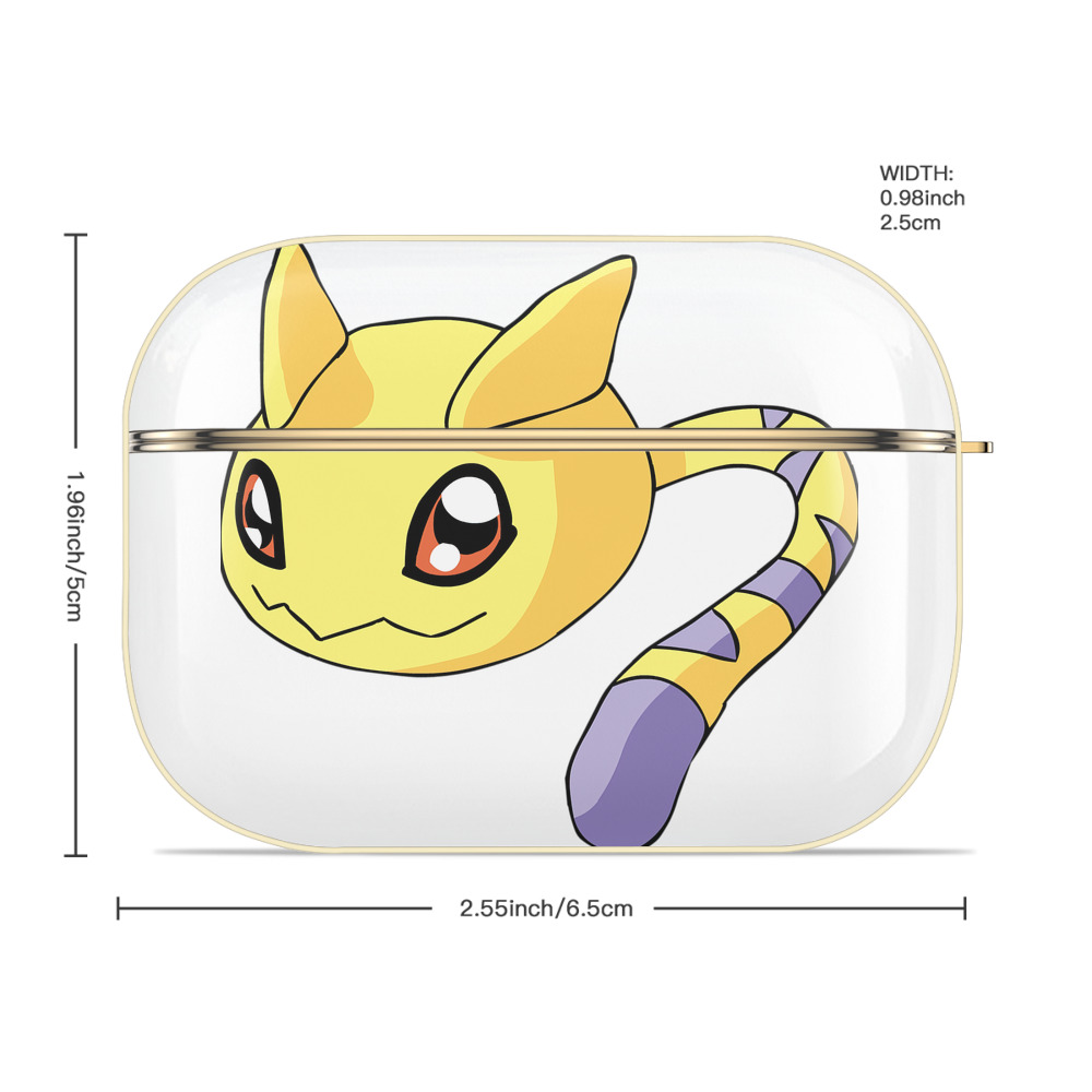 Digimon デジタルモンスター/デジモン 【AirPods Pro用】ハードシェル保護ケース｜耐衝撃・防指紋・カラビナ付き商品仕様